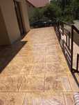 Beton amprentat decorativ