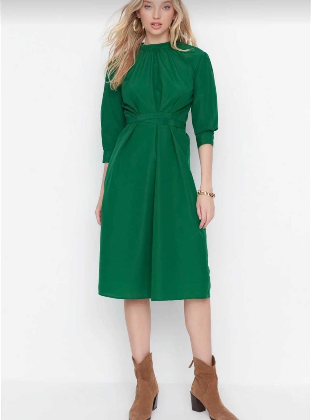 Rochie verde smarald