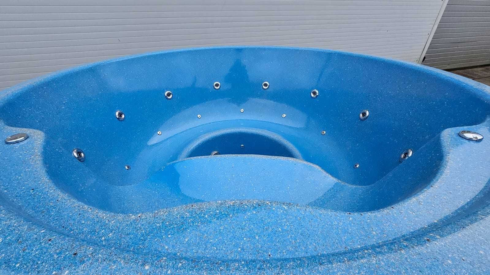 JACUZZI din fibră de sticlă Albastru Granit pentru 5