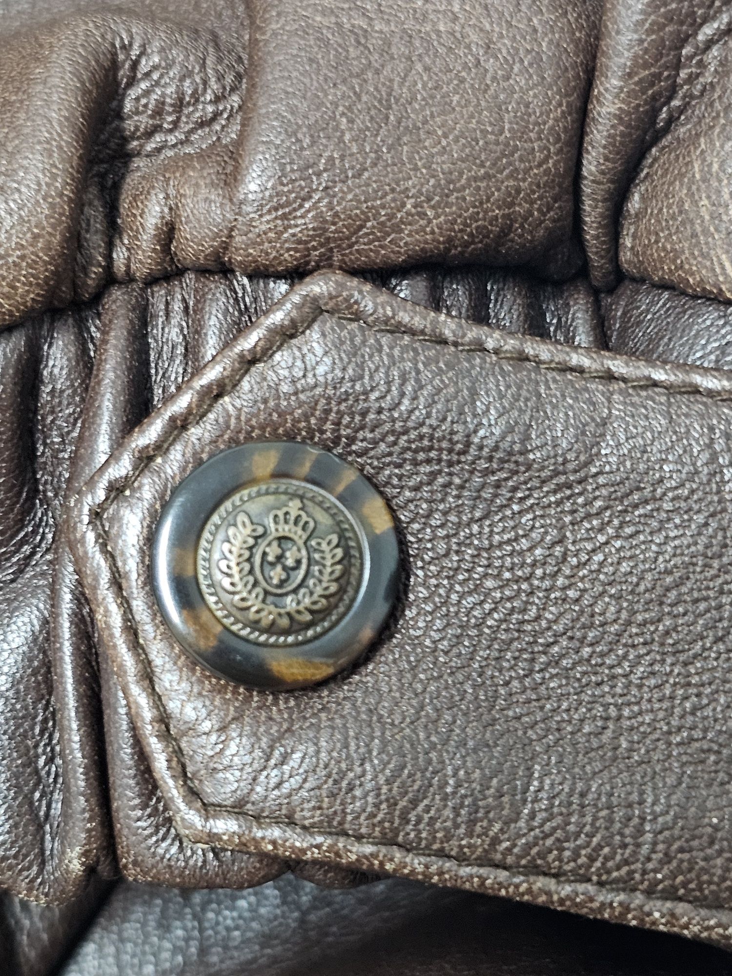 Jachetă de piele vintage-dama