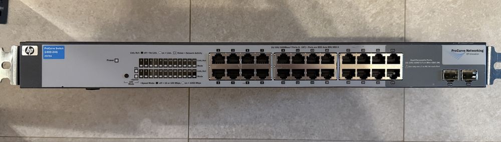 Switch gigabit HP ProCurve 1400-24G  J9078A 24 porturi cu