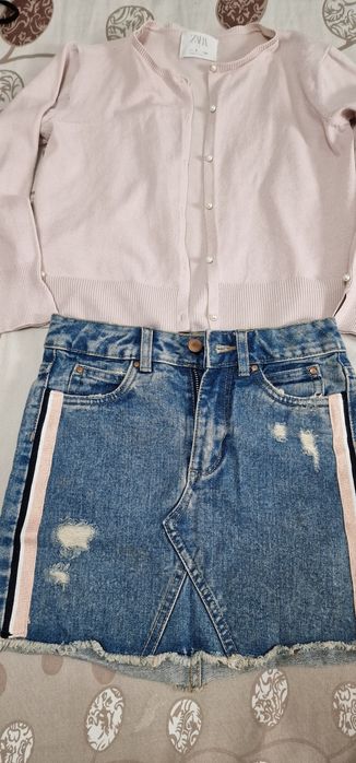 Set fetite,fusta și bluzica