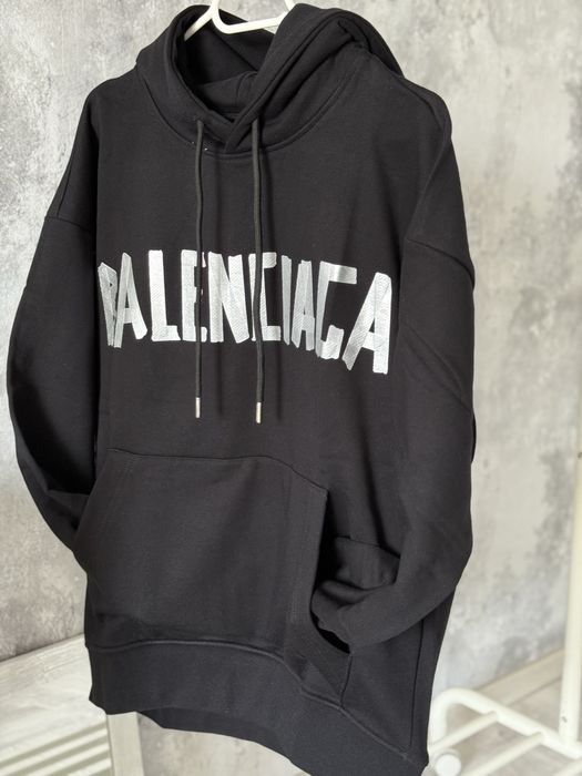 Hanorac Balenciaga Black Silver Premium