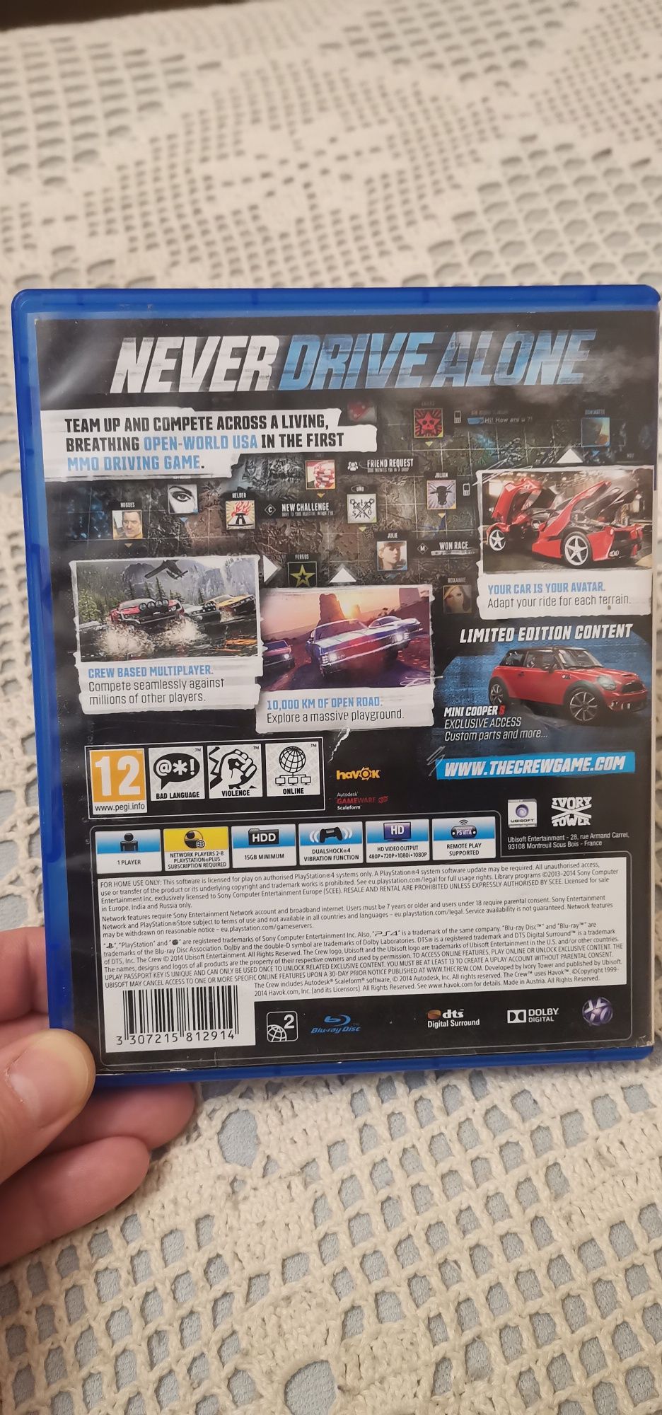 Игра за PS4  The Crew