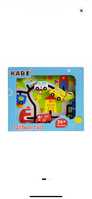 Labirint motric din lemn cu masinute Kabi, Multicolor