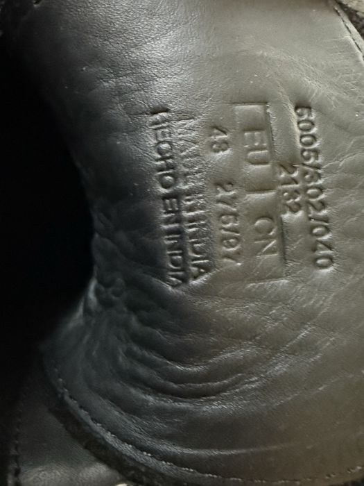 Leather lace up boots