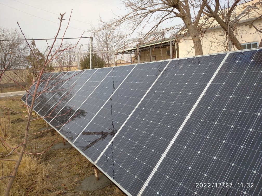 Quyosh panellari o'rnatib beramiz 1 kV Dan 150 kv gacaha