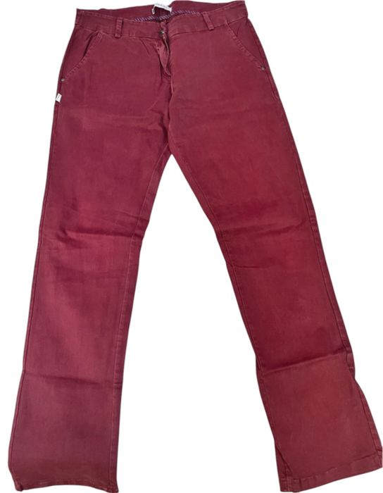 Pantaloni Floreiza grena