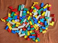 Set de cuburi confectionate din lemn colorate pentru c-tii  de puzzle