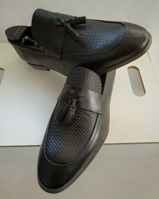 Pantofi loafers premium River Island 43 piele naturala moale