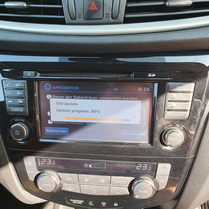 Card cu hartile Romaniei de navigatie pentru NISSAN Connect LCN3 V7