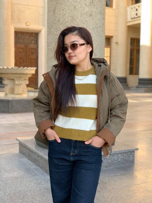 Зимняя женская куртка размер подходит м л хл