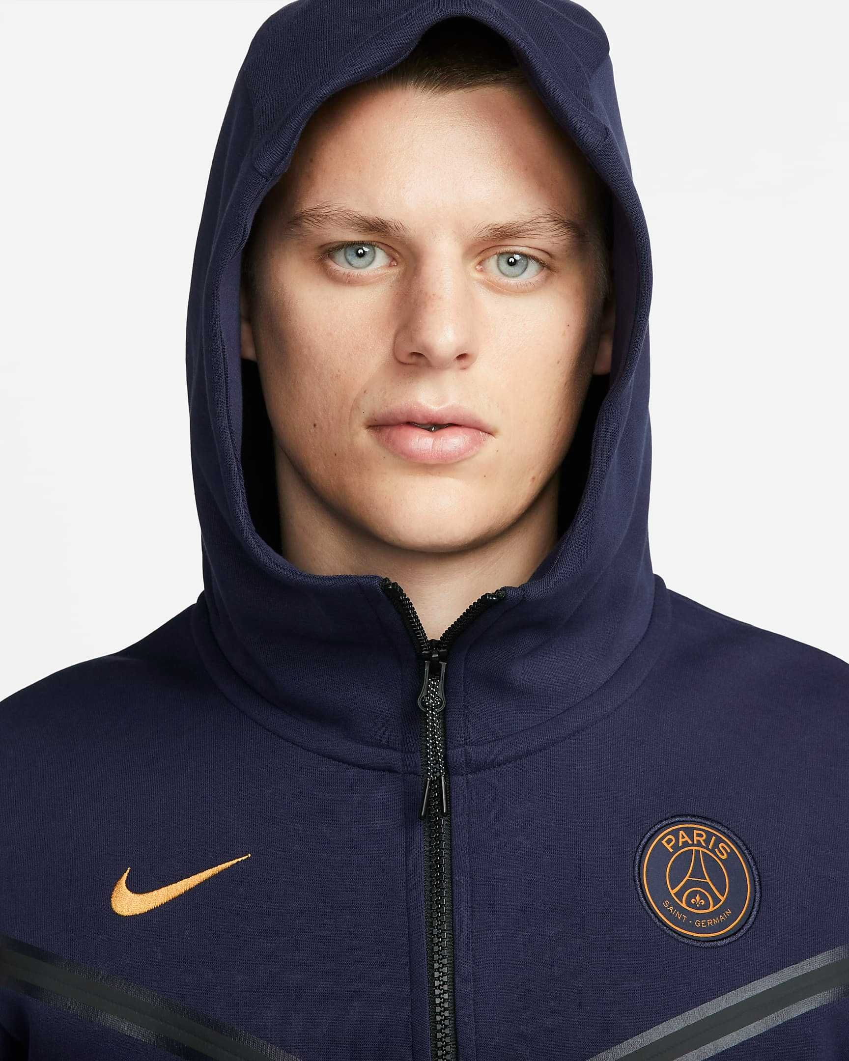 НОВО Nike PSG Tech Fleece Windrunner ОРИГИНАЛНО мъжко горнище -  XL
