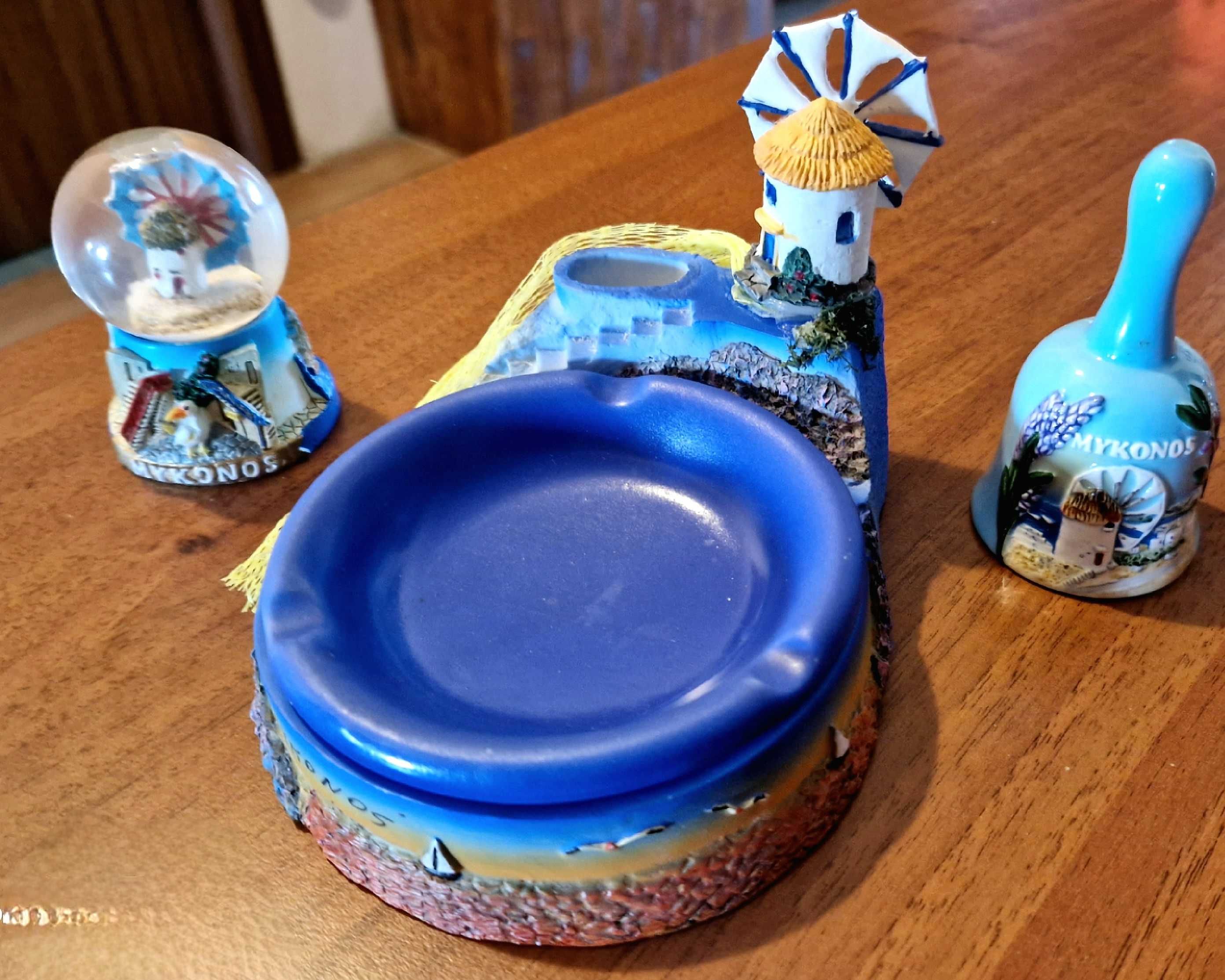 Set cadou 3 piese ceramica, Grecia - Mykonos