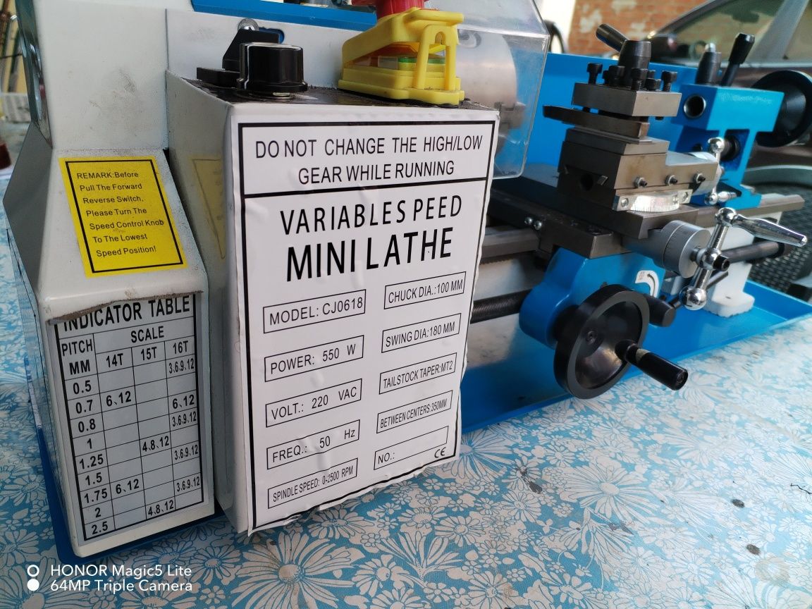Мини струг Mini lathe