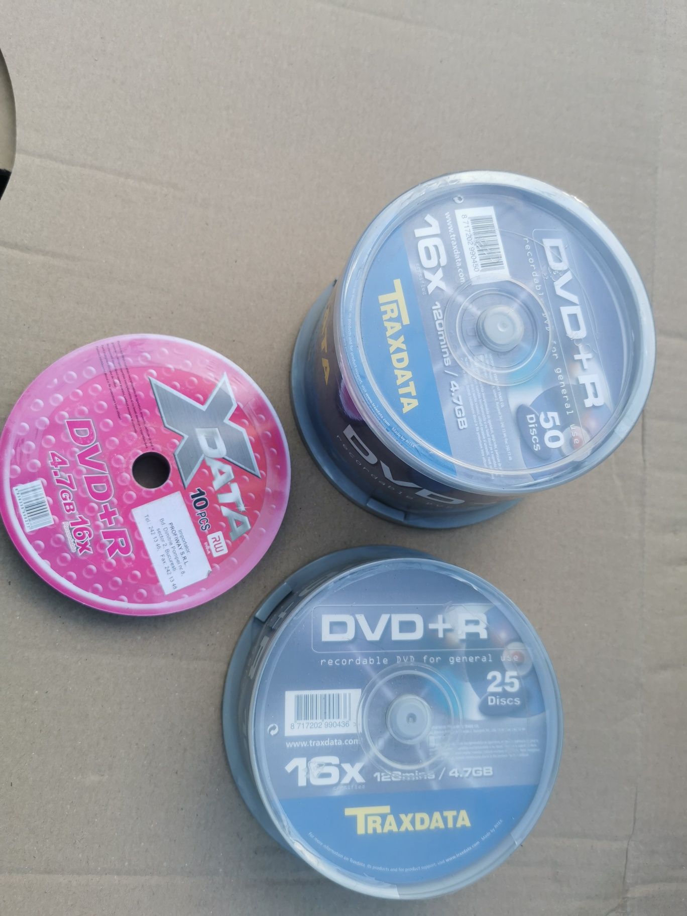 Dvd-R Traxdata 4,7GB 16X Inkjet Printabil 50 buc