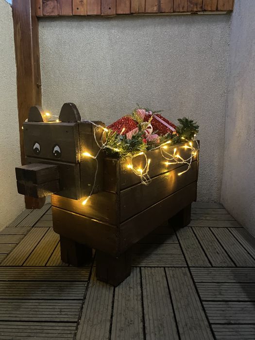 Коледен елен, докарация за коледната градина - Живият двор