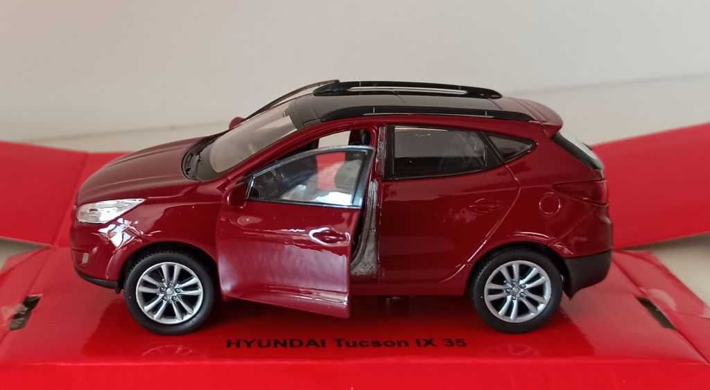 Macheta Hyundai ix35 Tucson 2010-2014 rosu - Welly 1/36