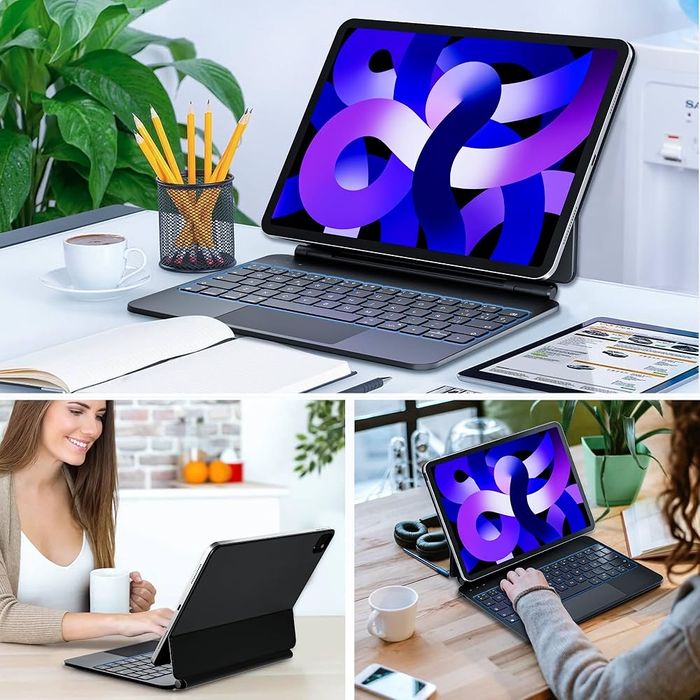 Калъф-клавиатура HOU MF-12 за Ipad Pro 12,9 инча магнитна ,плаваща,