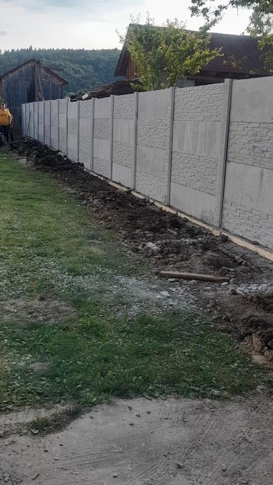 Gard decorativ placi și stalpi diferite modele stoc