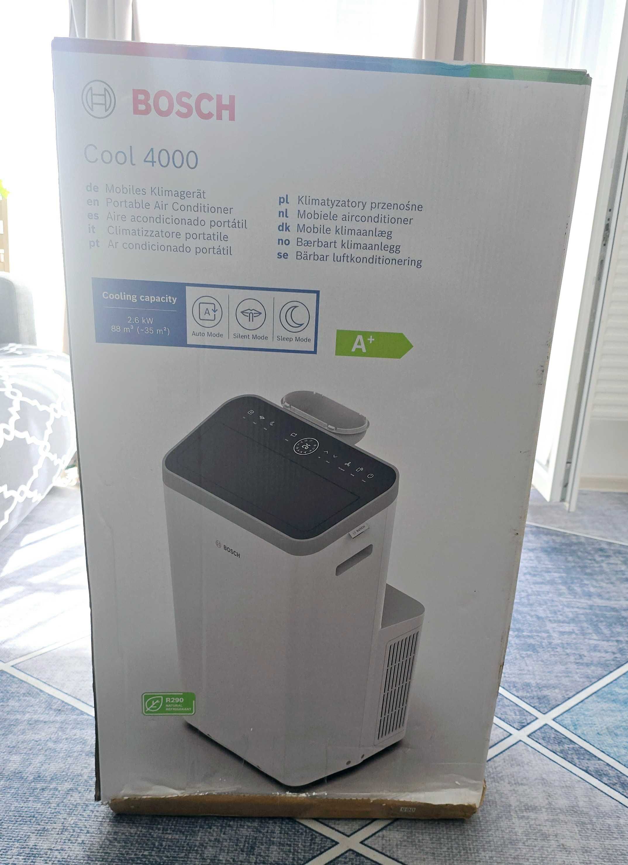 Aparat de aer conditionat mobil Bosch Cool 5000, 12000 BTU, 35 m², A+
