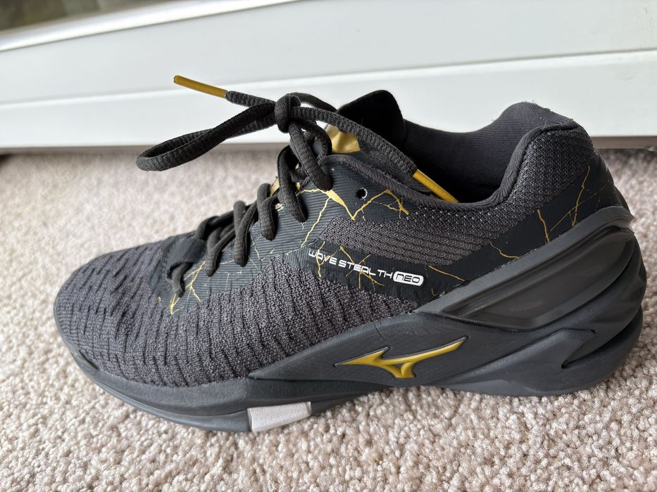 Pantofi de handbal pentru baieti Mizuno Wave Stealth Neo negru