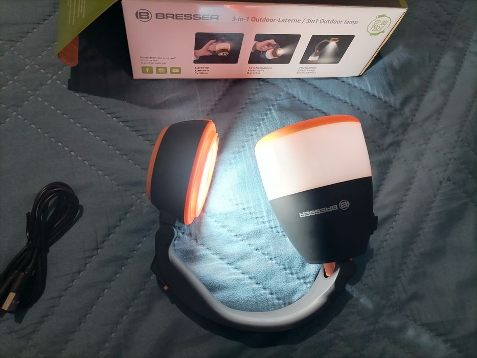 Фенер за къмпинг Bresser 3 в 1