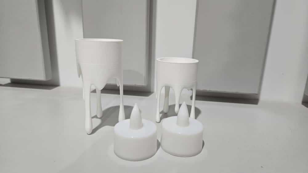Set candele topite