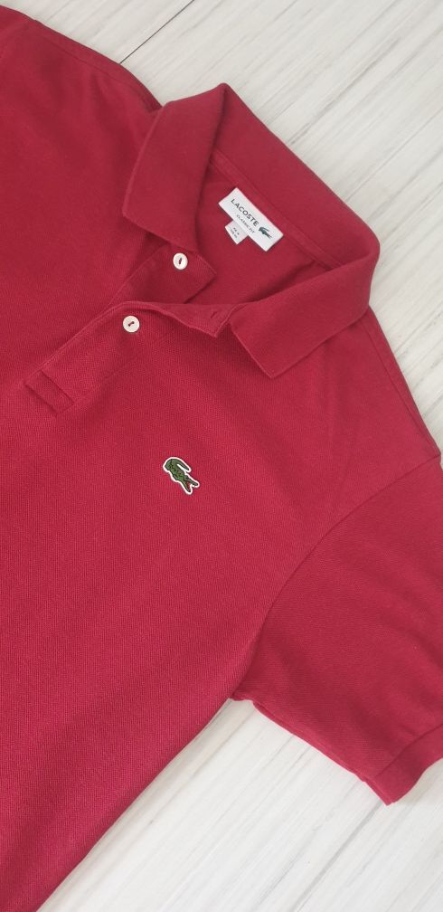 Lacoste Pique Cotton Classic Fit Size / 4 - M  ОРИГИНАЛ! Мъжка Тениска