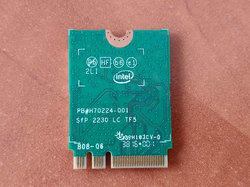 Wi-Fi Laptop Intel AC3160 AC8260 AX201 WiFi 6