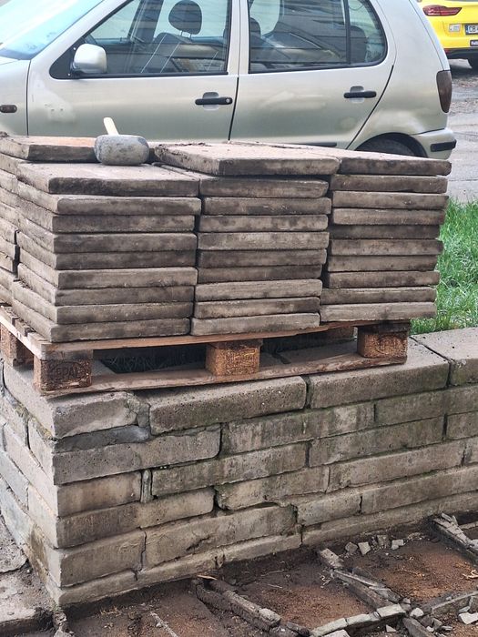 Тротоари плочи запазени втора употреба