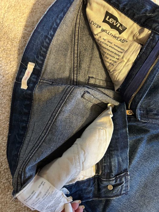 Blugi Levi Strauss & co. W27 L31, largi, talie inalta