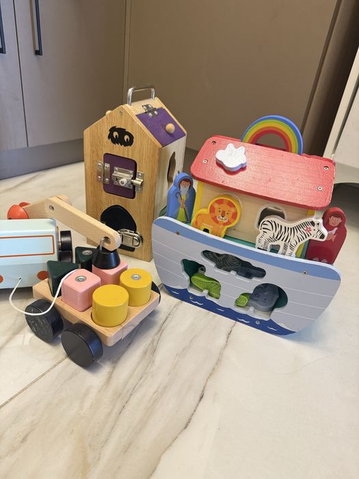 Дървени играчки Монтесори