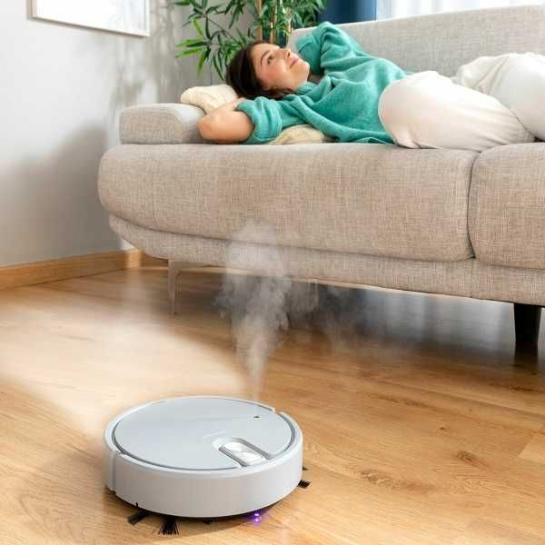 Robot aspirator reîncărcabil multifuncțional 5 în 1 nou cu 2 garantie