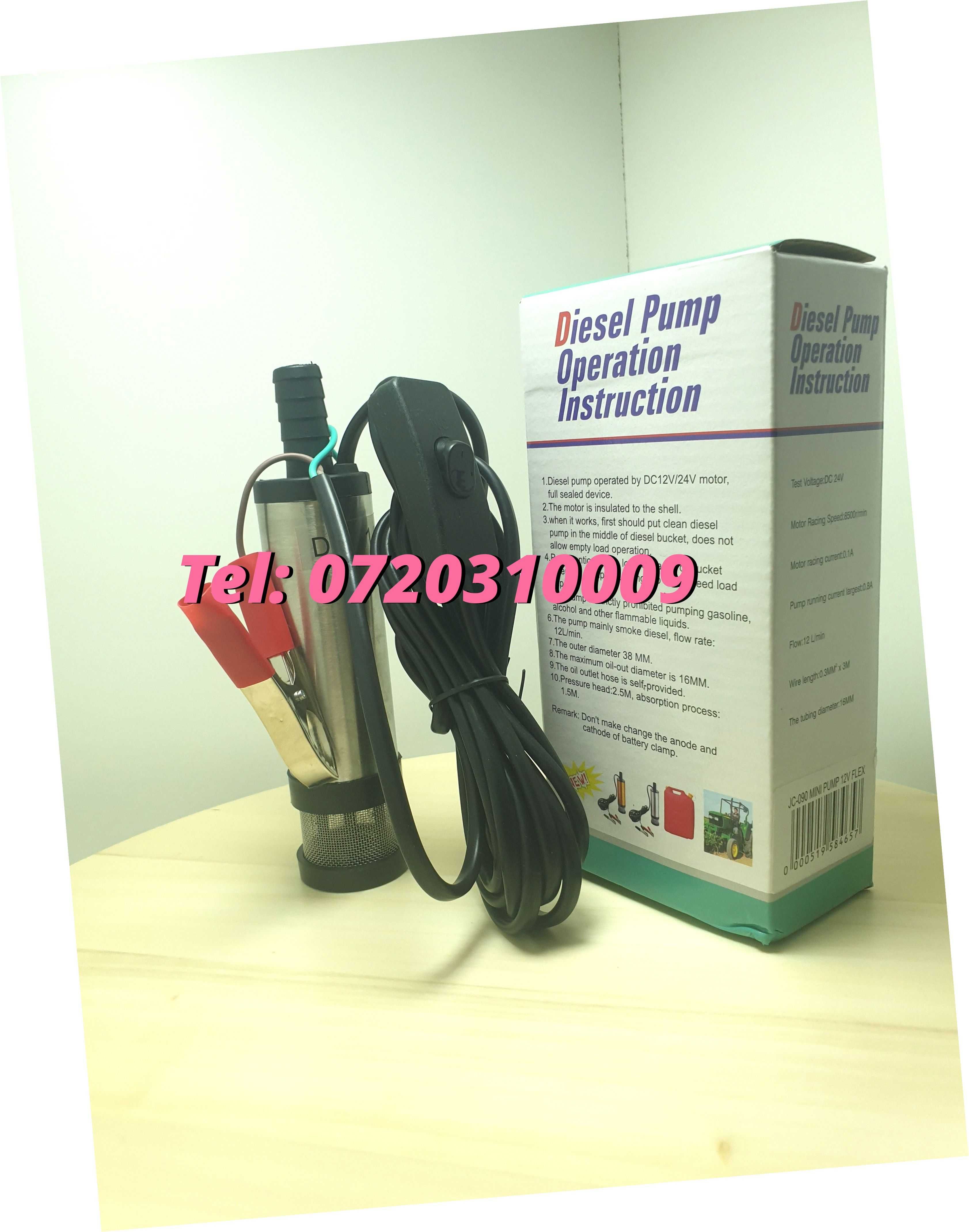 Pompa Industriala Lichide 12v 25lminut