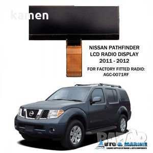 LCD-дисплеи за радио Nisan Quashqai,Pickup Navara,Nisan Juke 2007-2011