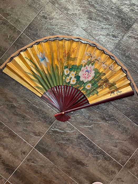 Evantai japonez pictat pentru perete