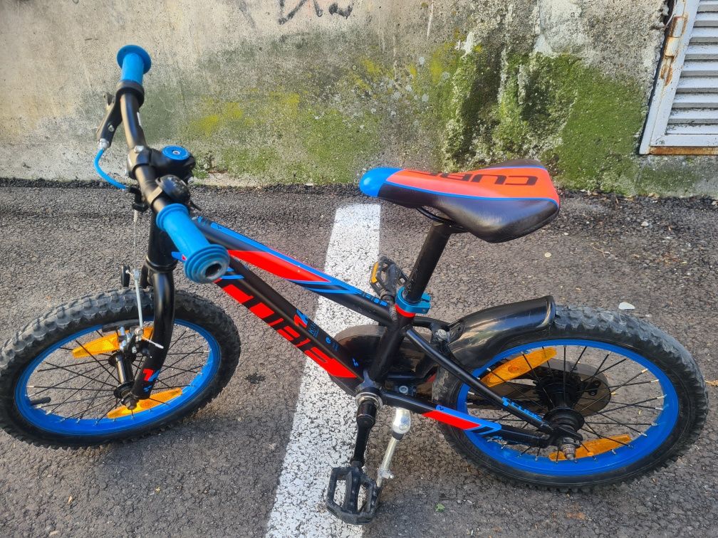 Bicicletă pentru copii 16’ Cube Race KID 160 MTB, ALUMINIU,