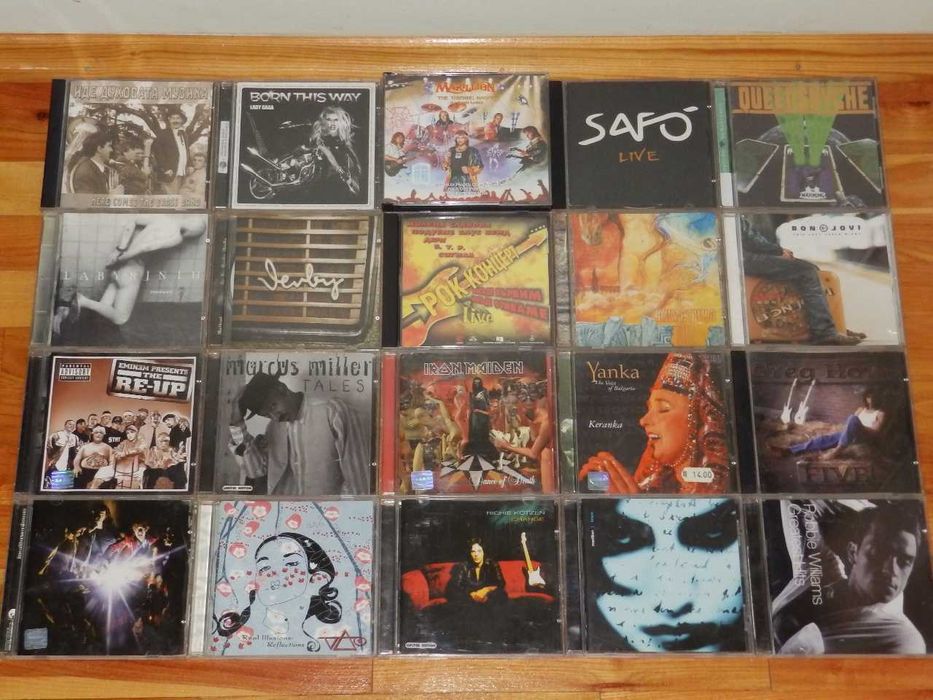 Оригинални Метал, Рок, Джаз, Поп и други CD-та, DVD и видеокасети