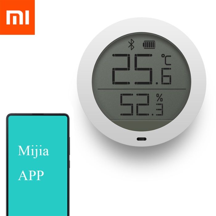 Цифровой термометр-гигрометр Xiaomi Mijia Bluetooth. Доставка