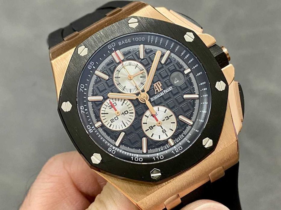 audemars piguet offshore gold black bazell