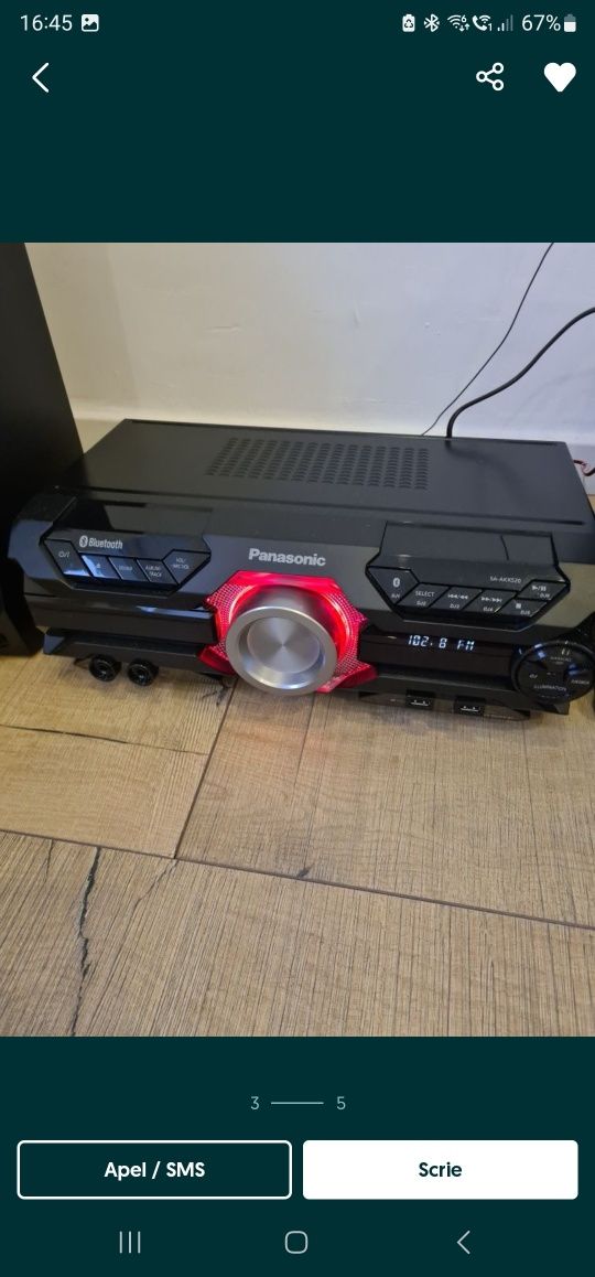 Sistem audio combina Panasonic Akx 520