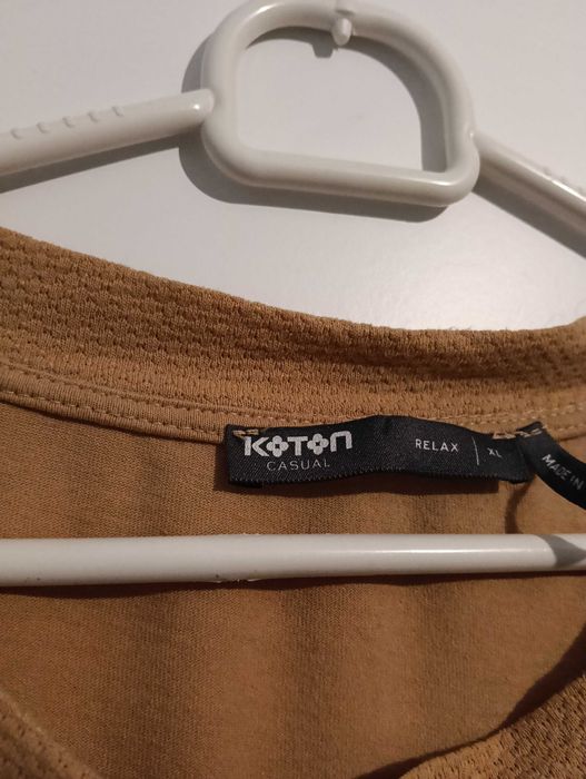 Tricou bărbați Koton Relax bej XL