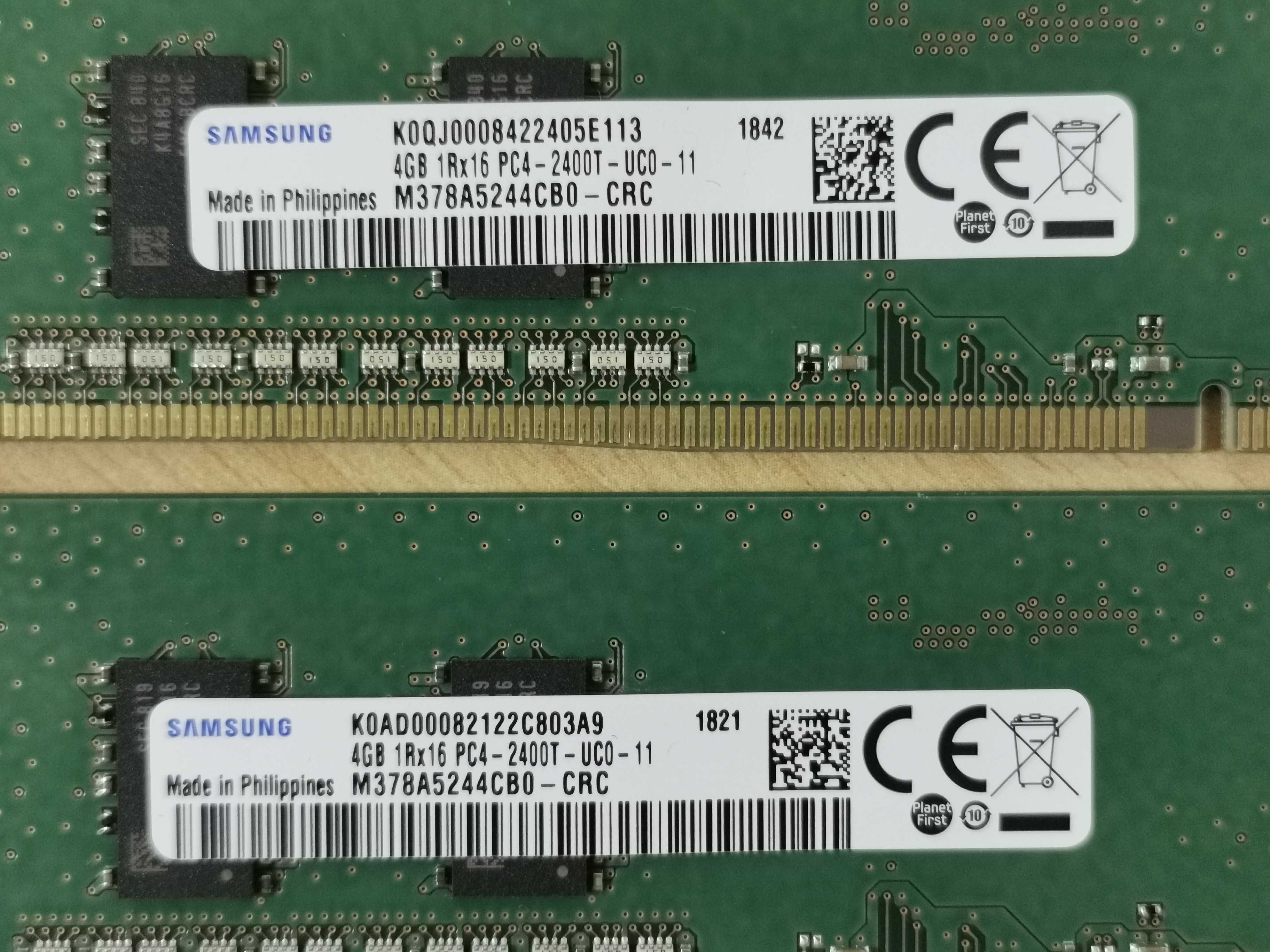 DDR4 Samsung 2x 4GB 2400MHz рам памет