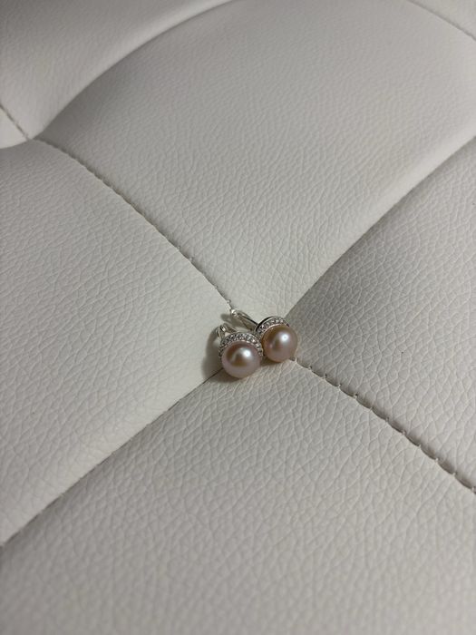 Продам серьги серебро 925 пробы с жемчугом