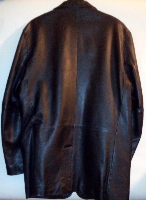 Sacou impecabil PIELE calitate slim fit Fedi Japonia - bust 120 cm