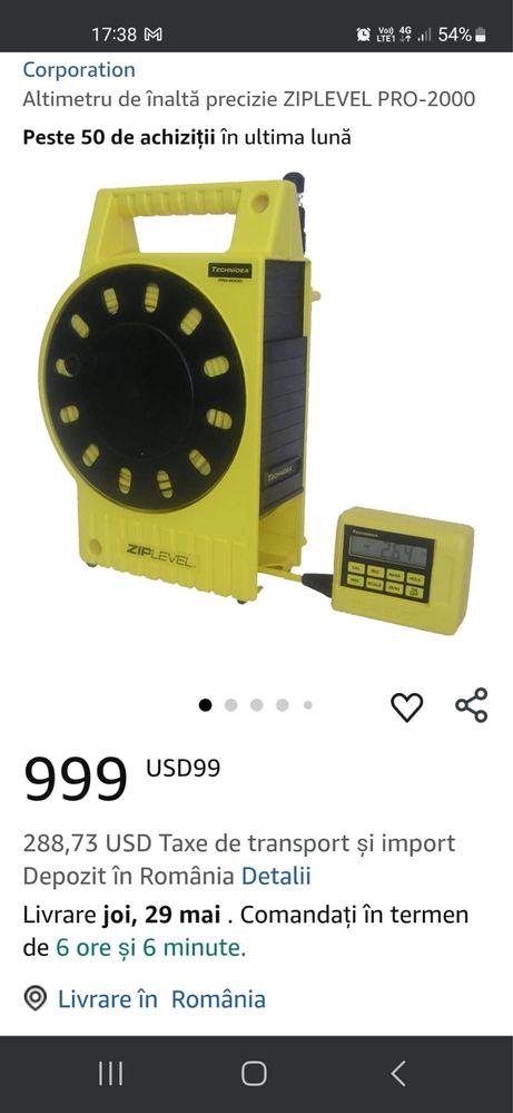 Altimetru de inalta precizie