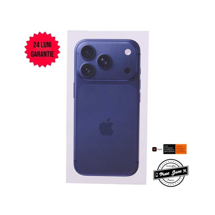 iPhone 17 Pro 256GB Deep Blue - GARANTIE 24 LUNI | TrueGSM