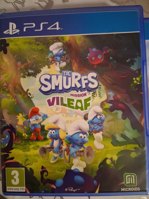 THE SMURFS:Mission Vileaf Smurfastic  PS4.