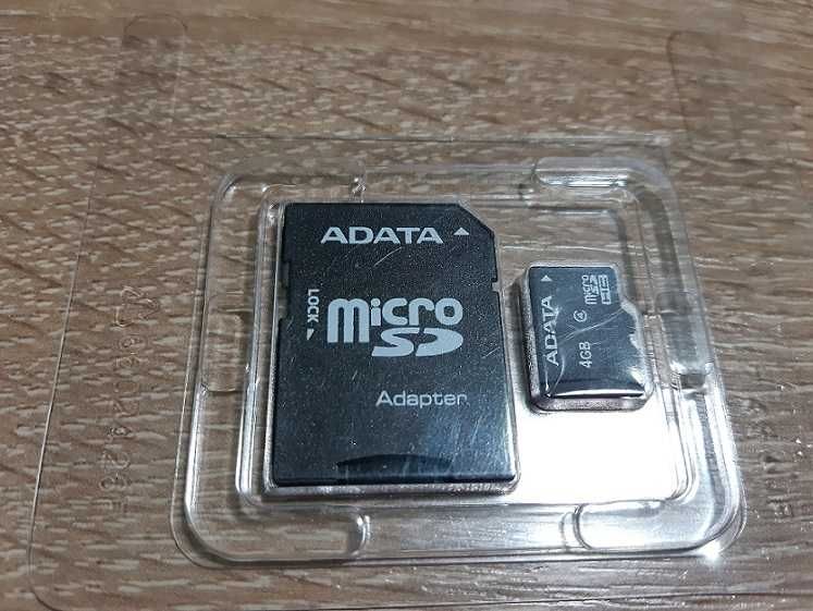 Card 4 gb Adata + adaptor